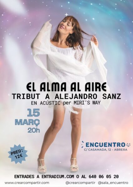 La Bustia cartell Tribut Alejandro Sanz