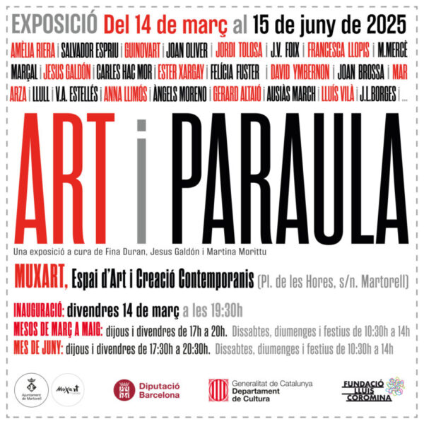 La Bustia cartell art i paraula