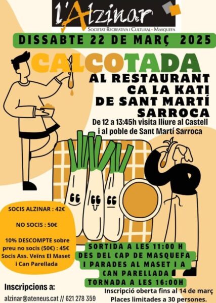 La Bustia cartell calçotada Alzinar