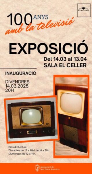 La Bustia cartell exposicio televisio Sant Esteve