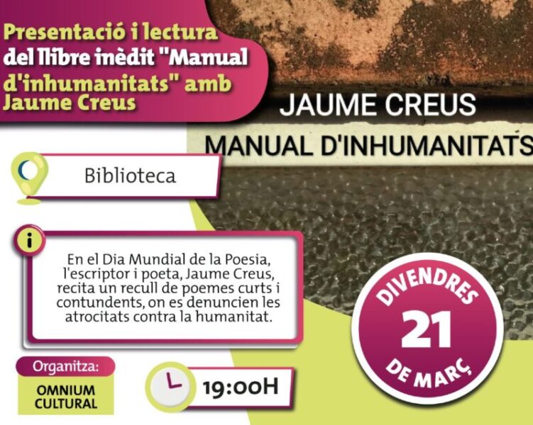 La Bustia cartell llibre Jaume Creus