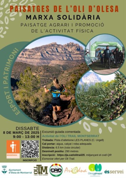 La Bustia cartell paisatges oli Olesa