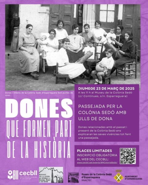 La Bustia cartell passejada Colonia Sedo ulls de dona