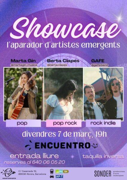 La Bustia cartell showcase març Abrera