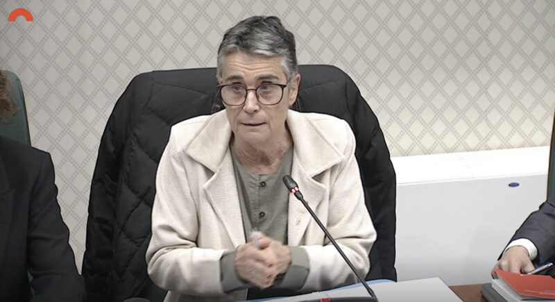 La Bustia consellera Salut comissio Parlament sobre CAP Olesa 20 mar 2025