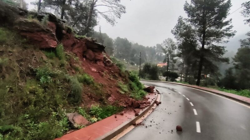 La Bustia esllavissada carrer Maria Sunyol Taio Castellvi 20 mar 2025