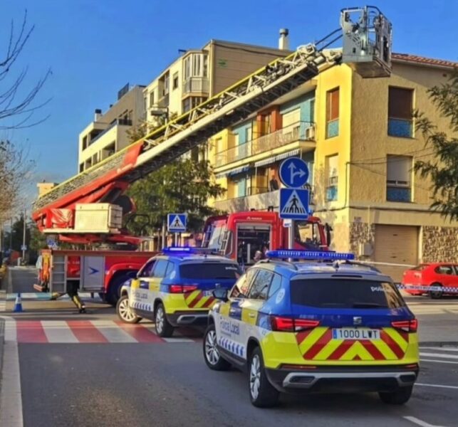 La Bustia incendi Martorell 4 març 1