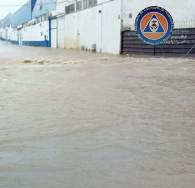 La Bustia inundacio 23 mar 2025 Sant Andreu