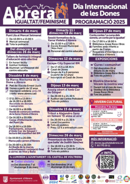 La Bustia programacio 8M Abrera