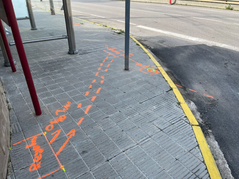 La Bustia semafors barri Les Carpes Abrera 2