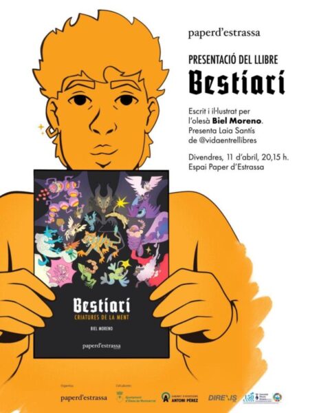 La Bustia Biel Moreno cartell llibre Bestiari Paper Estrassa Olesa