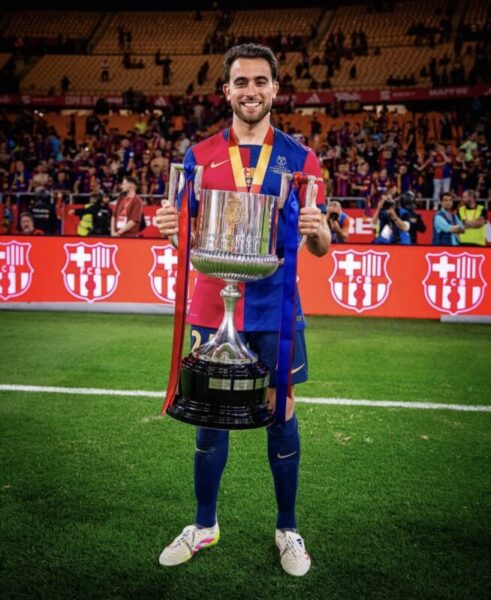 La Bustia Eric Garcia Barca campio Copa del Rei