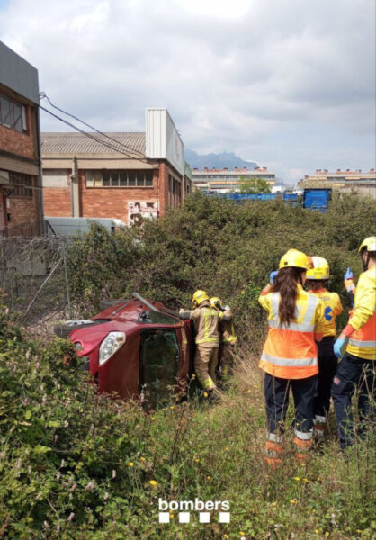 La Bustia accident C55 Abrera 10 abril 1