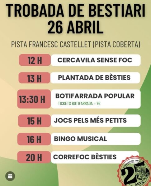 La Bustia cartell Cadells de Drac 2