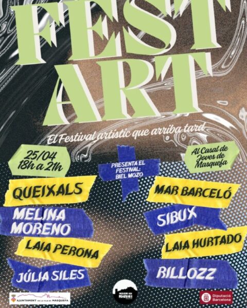 La Bustia cartell Festart Masquefa