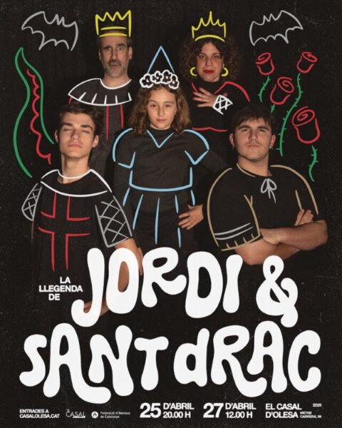La Bustia cartell Jordi i Sant Drac