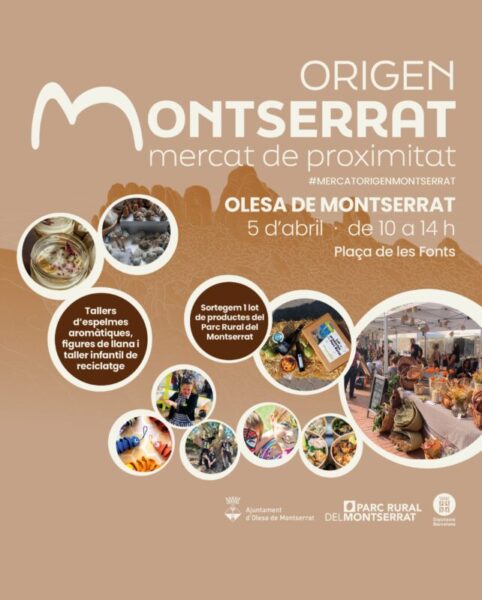 La Bustia cartell Mercat Origen Montserrat