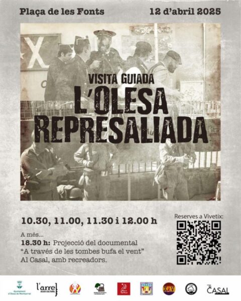 La Bustia cartell Olesa represaliada