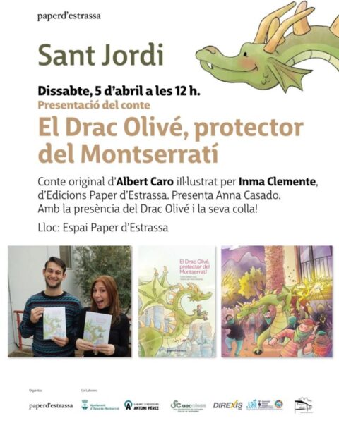La Bustia cartell Sant Jordi Paper Estrassa Olesa 2025