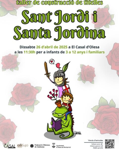 La Bustia cartell Sant Jordi i Santa Jordina