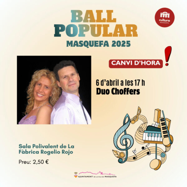 La Bustia cartell ball popular masquefa 6 abril