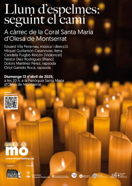 La Bustia cartell llum espelmes Olesa