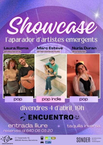 La Bustia cartell showcase Abrera abril