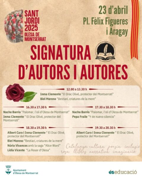 La Bustia cartell signatura autors Olesa