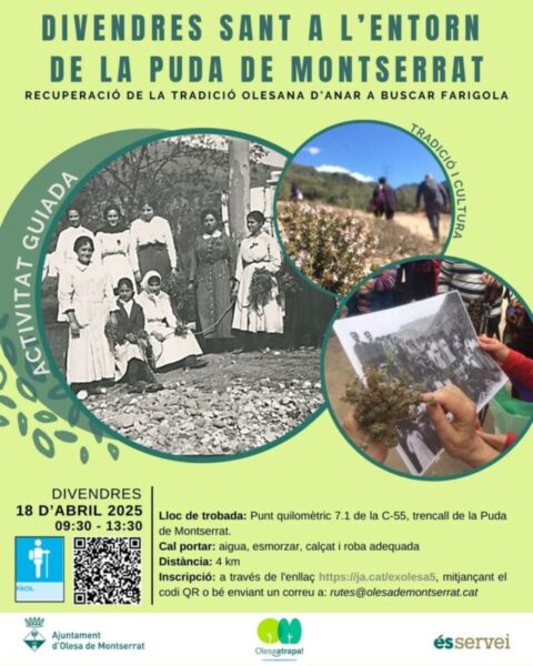 La Bustia cartell sortida Divendres Sant Olesa