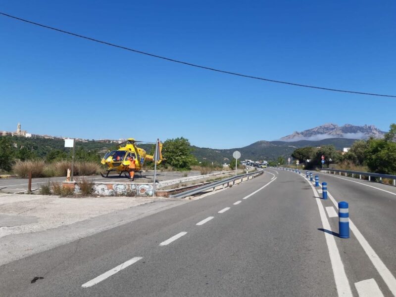 La Bustia helicopter SEM C55 Olesa 2