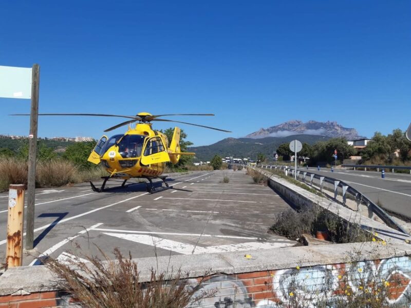 La Bustia helicopter SEM C55 Olesa