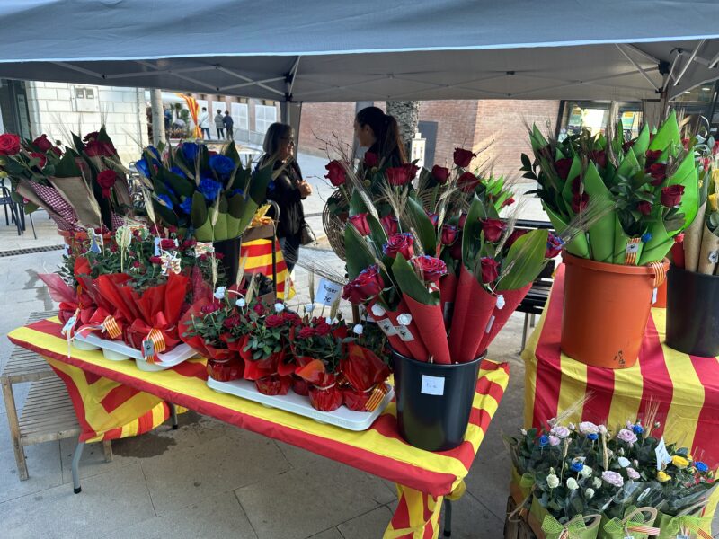 La Bustia llibres i roses Sant Jordi 2025 Olesa