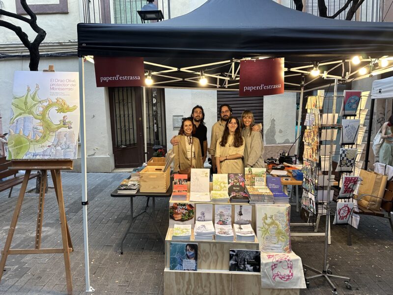 La Bustia llibres i roses Sant Jordi 2025 Olesa