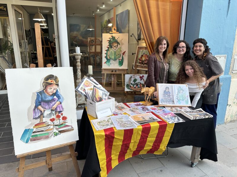 La Bustia llibres i roses Sant Jordi 2025 Olesa