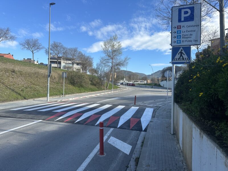 La Bustia pas vianants entrada Olesa 2025 1