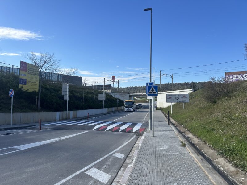 La Bustia pas vianants entrada Olesa 2025 2