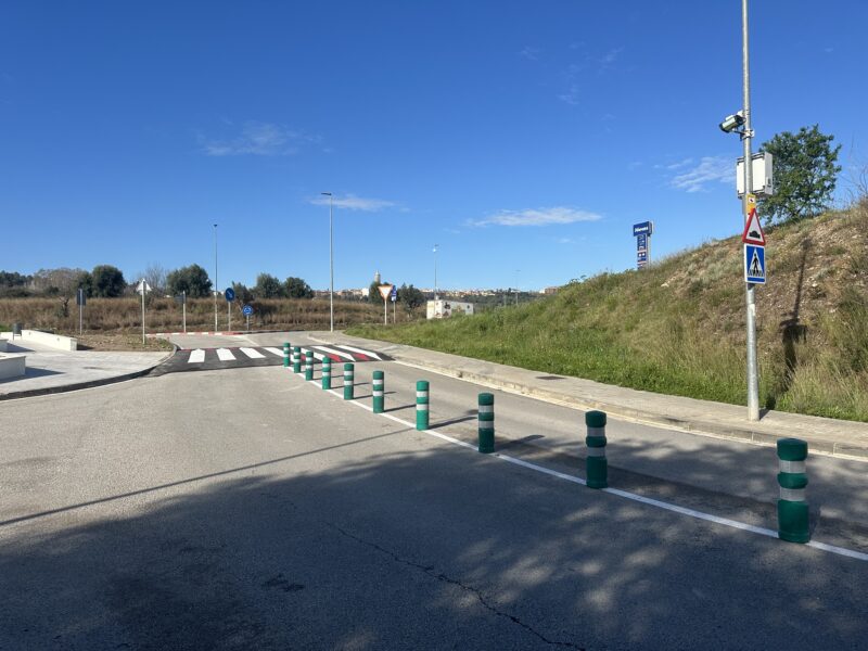 La Bustia pas vianants entrada Olesa 2025 3