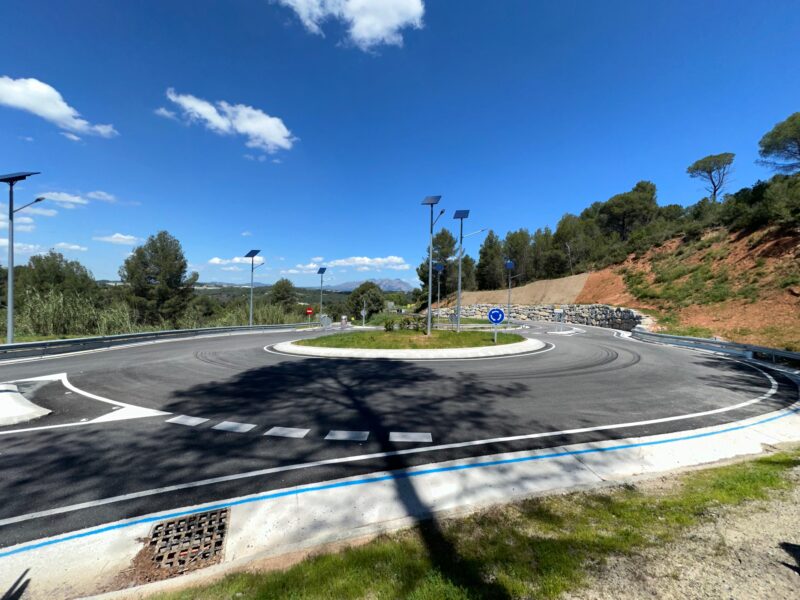 La Bustia visita obres rotonda Martorell Castellvi 1