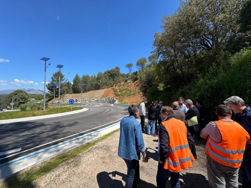 La Bustia visita obres rotonda Martorell Castellvi 5