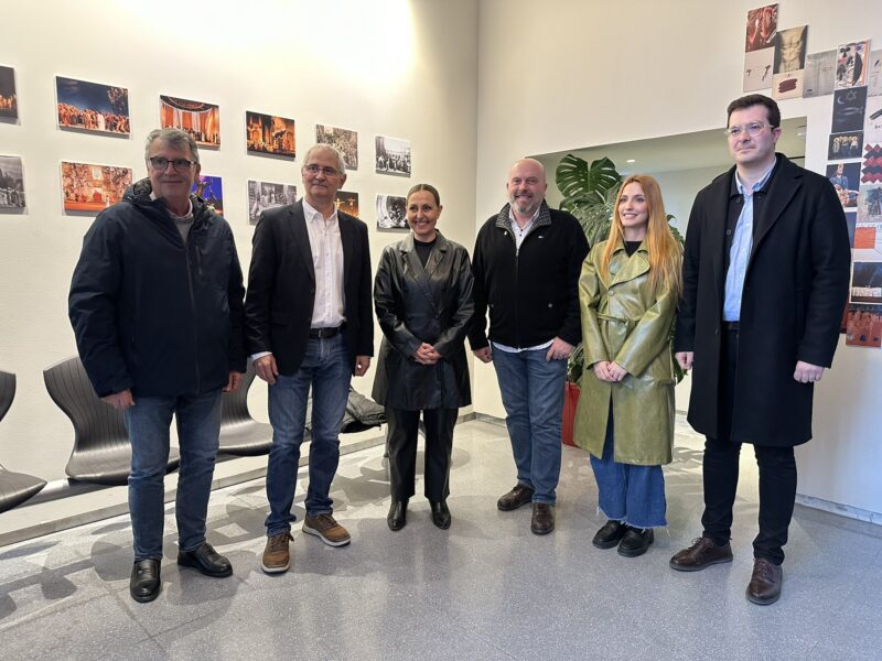 La Bustia visites institucionals La Passio Olesa 1