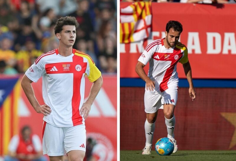 La Bustia Antoniu Roca i Eric Garcia seleccio catalana