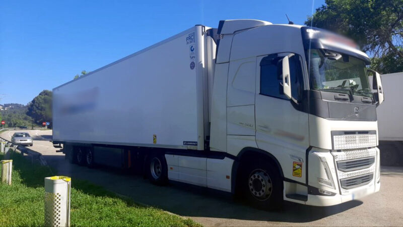 La Bustia camio trailer control alcohol AP7 Gelida 1
