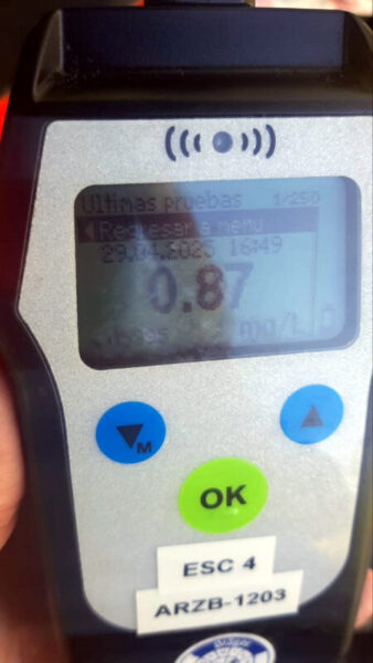 La Bustia camio trailer control alcohol AP7 Gelida 2