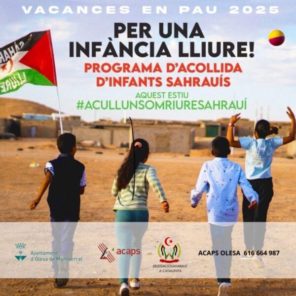 La Bustia cartell ACAPS Olesa 2025