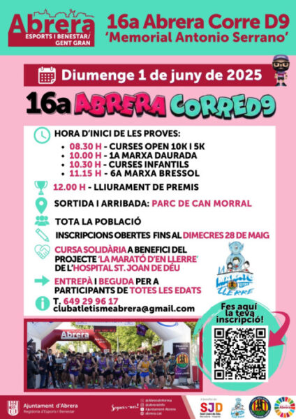 La Bustia cartell Abrera Corre D9