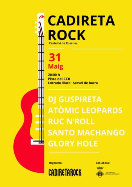 La Bustia cartell Cadireta Rock Castellvi