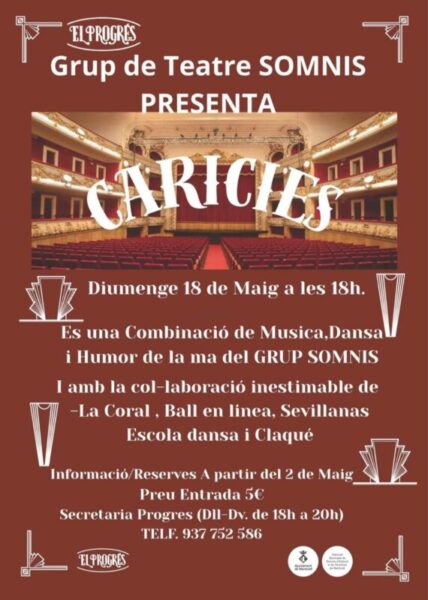 La Bustia cartell Caricies Martorell
