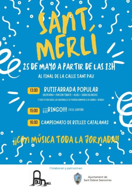 La Bustia cartell Festa Primavera barri Pou del Merli