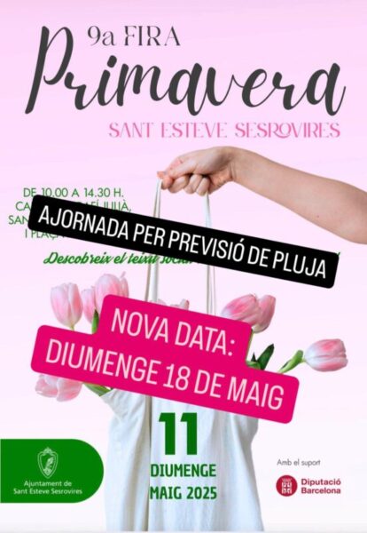 La Bustia cartell Fira Primavera Sant Esteve