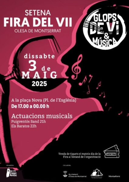 La Bustia cartell Fira del Vi Olesa
